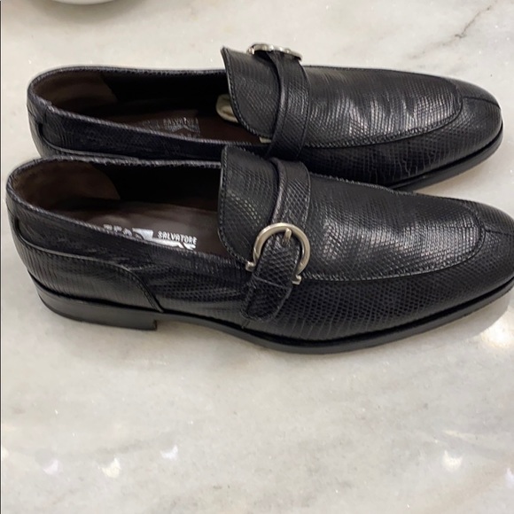 Ferragamo monk shoes excellent shape